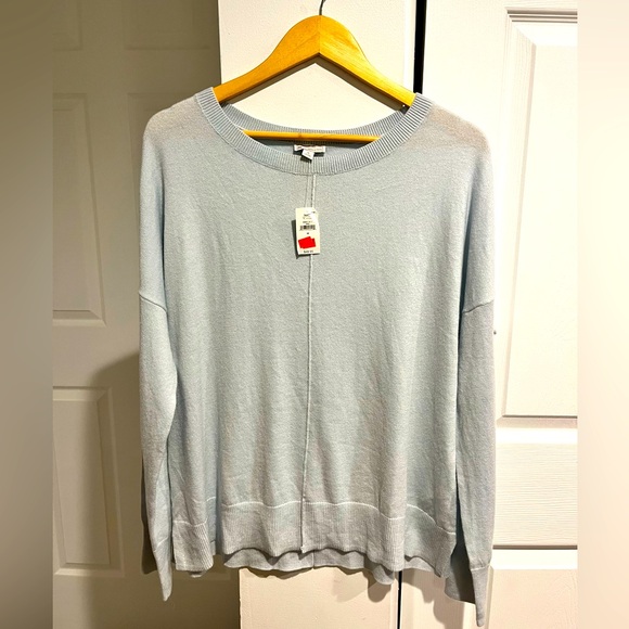 Women’s Gap Stitch Sweater Ice Blue Wool Blend in Size M - Picture 1 of 9